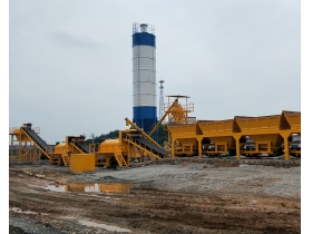 belt type mixing plant