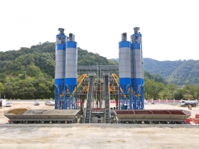 120m3/h concrete mixing plant price