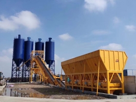 China Cement concrete batching plant with PLC beton plant concrete production line layout road construction machine Manufacturer,Supplier